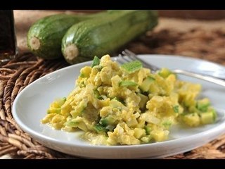 Huevos revueltos con calabacitas