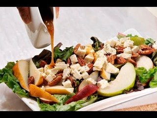 Ensalada de lechugas con pera - Pear Salad