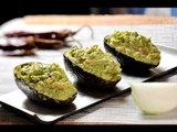 Aguacates rellenos de salmón