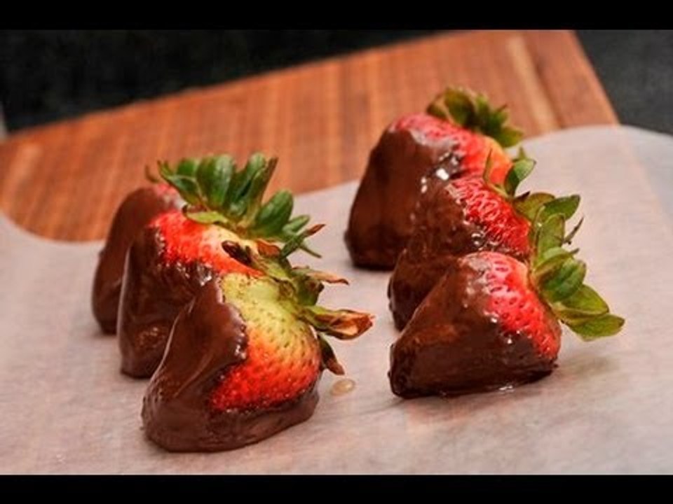 Fresas con chocolate - Chocolate Covered Strawberries