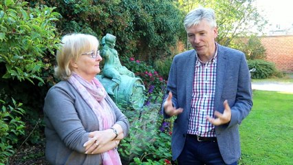 Débat de rue à Enghien : la question d'Olivier Saint-Amand à Florine Pary-Mille