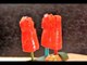 Paletas heladas de fresa - Strawberry Popsicles