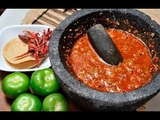 Salsa de tomate con chile de árbol - Tomato and Chile Salsa