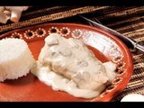 Pollo en crema de champiñones - Chicken in Cream of Mushroom