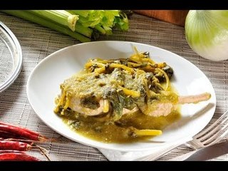 Carne de puerco con verdolagas