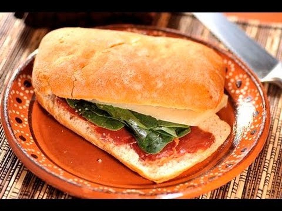 Chapata de lomo con espinaca