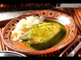 Pechugas de pollo en salsa de cilantro - Chicken Breast in Cilantro Sauce