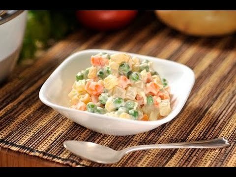Ensalada rusa de verduras - Russian Vegetable Salad