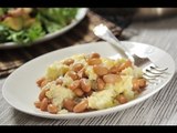 Huevos revueltos con frijoles - Recetas de desayunos - Scrambled eggs with beans