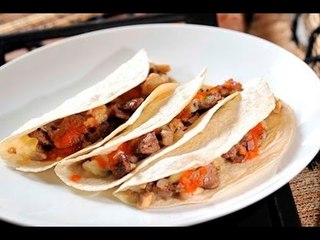 Bistec de res con queso y champiñones - Steak with Cheese and Mushrooms