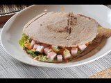Sándwich de pan pita con aguacate - Recetas de sándwiches - Pita Avocado sandwich
