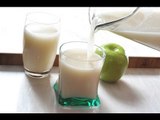 Agua de avena con manzana - Oatmeal and Apple drink