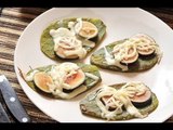 Huaraches de nopal con higo y queso Oaxaca - Recetas de cocina mexicana - Recetas de desayunos
