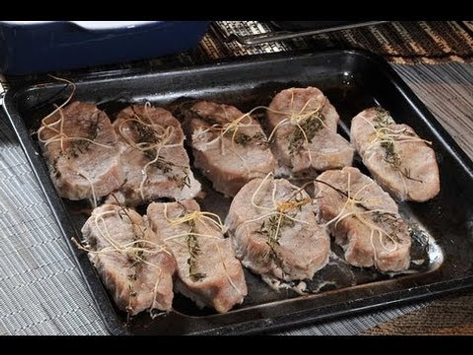 Medallones de lomo de puerco - Pork medallions