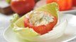 Jitomates rellenos de verduras - Recetas de cocina fácil - Stuffed tomatoes