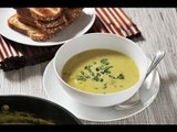 Crema de flor de calabaza con champiñones - Squash blossom soup - Recetas de cocina mexicana