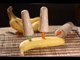 Paletas heladas de yogur con plátano y nuez - Yogurt and banana popsicles