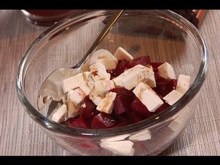 Ensalada de betabel con queso feta - Beet salad with feta cheese - Recetas de ensaladas