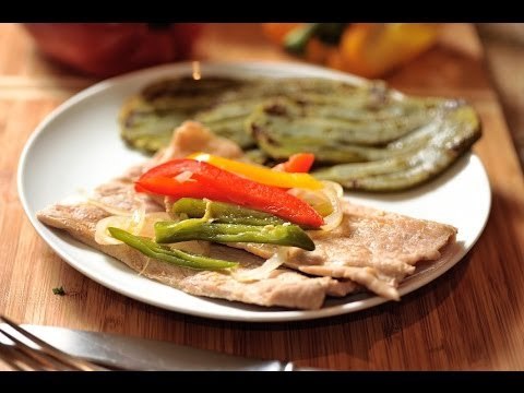 Milanesas de puerco al pimiento - Pork steak with peppers Recetas de cerdo