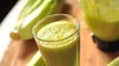 Jugo de piña y apio -  Pineapple celery juice - Recetas de aguas frescas