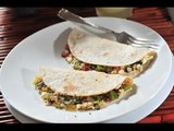 Quesadillas de vegetales - Vegetable quesadillas - Recetas de cocina mexicana