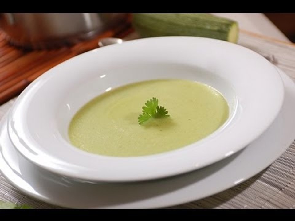 Crema de calabacitas - Zucchini cream - Recetas de sopas fáciles