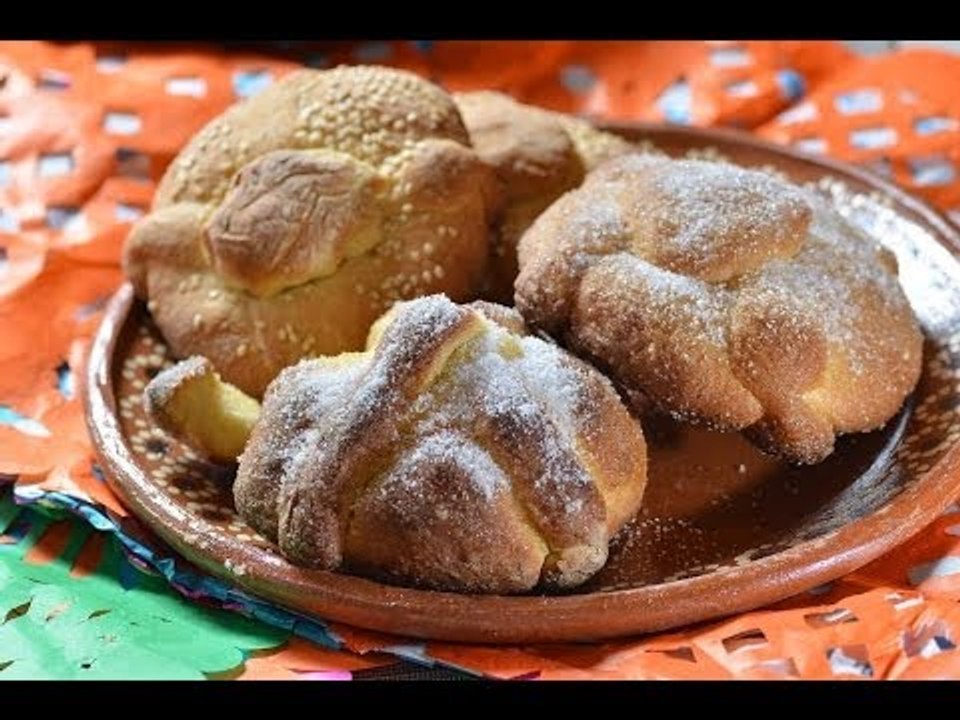 Pan de muerto simplificado - Day of the Dead br...