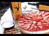 Cheesecake de queso con fresas sin hornear - Pay de fresas sin horno - Unbaked strawberry cheesecake
