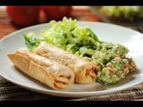 Chimichanga de pollo - Chicken chimichanga - Recetas de cocina mexicana