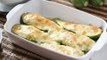 Calabacitas rellenas horneadas - Stuffed zucchini - Recetas de vegetales - Como cocinar