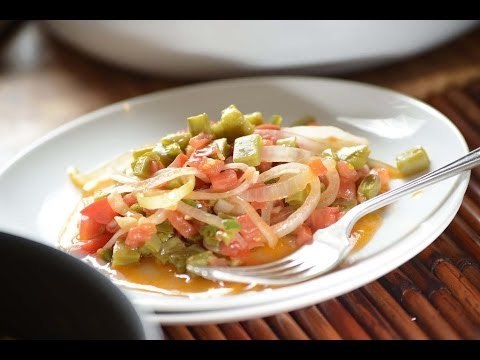 Nopales a la mexicana - Mexican nopales recipe - Recetas vegetarianas