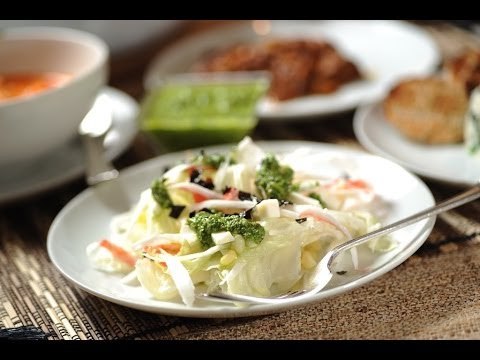 Ensalada azteca de surimi - Mexican surimi salad - Recetas de ensaladas