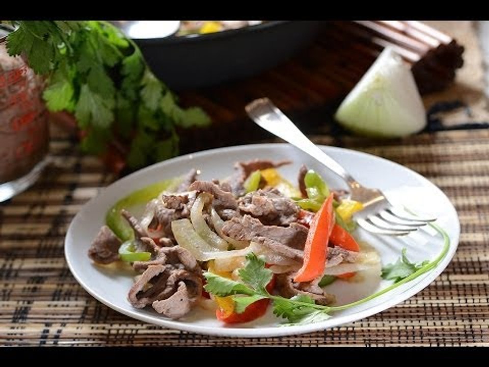 Cómo preparar Fajitas de res - Recetas de res