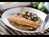 Filete de pescado Florentina - Recetas de cuaresma - Stuffed fish fillet - Como cocinar