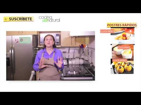 Recetas de postres rápidos y saludables