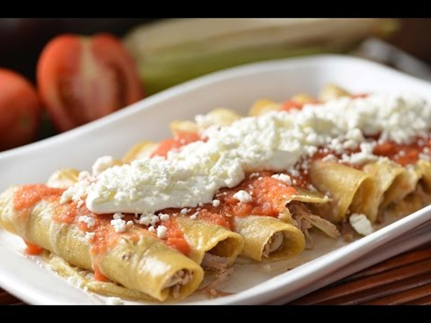 Arriba 82+ imagen receta de tacos dorados de carne deshebrada Abzlocal.mx