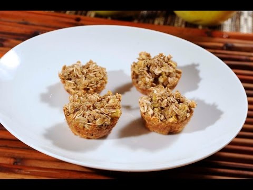 Cupcakes de manzana y quinoa sin gluten - Receta fácil de preparar