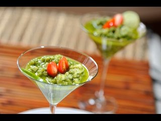 Ceviche de pescado al pesto verde - Receta de Cocina al Natural
