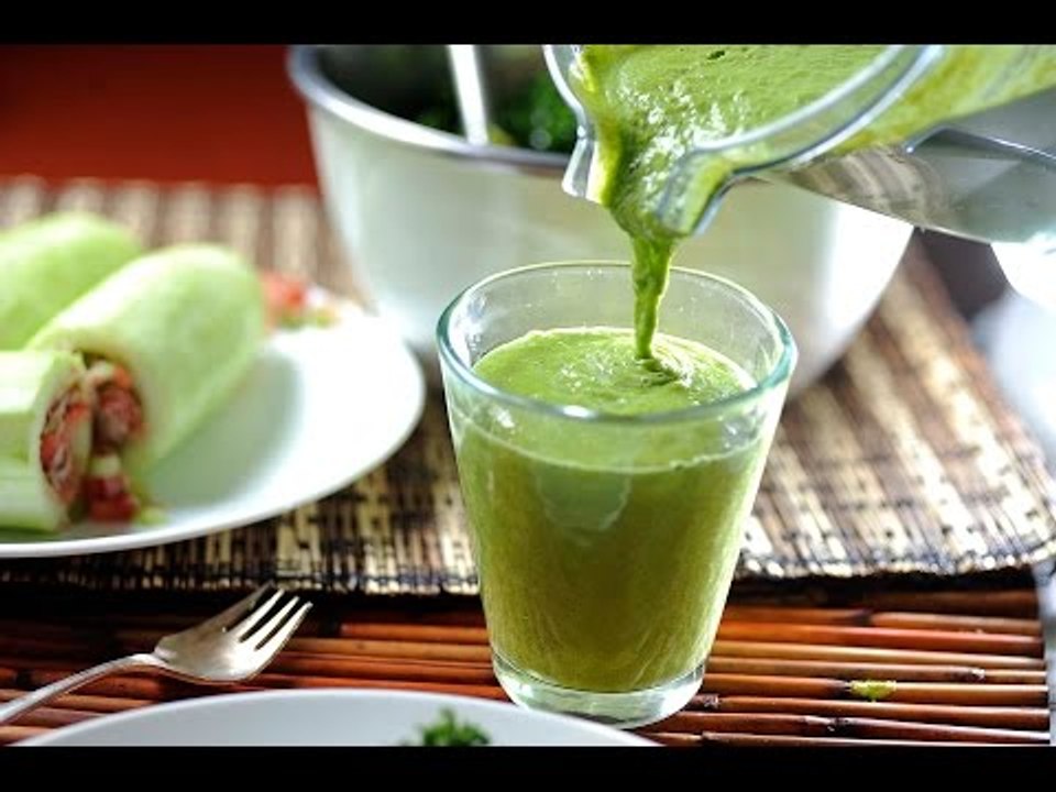 Receta Detox - Batido verde desintoxicante de cúrcuma