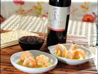 Camarones al mojo de ajo - Receta con maridaje de Cocina al Natural