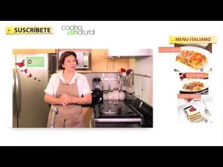Recetas italianas fáciles de preparar - Cocina al Natural