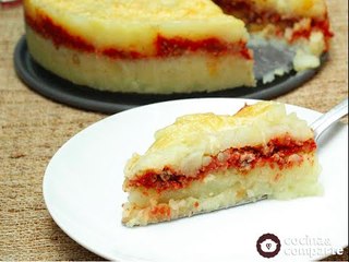 Pastel de papa con carne molida - Receta económica y práctica