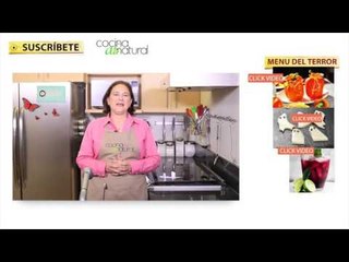 Recetas para Halloween - Menú de terror Cocina al Natural