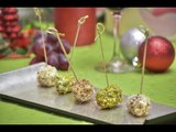 Uvas botaneras con queso crema - Recetas fáciles para Navidad