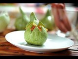 Calabacitas rellenas de salchichas a la mexicana - Receta fácil de preparar