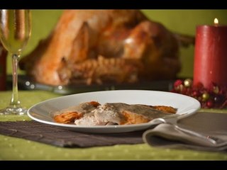 Pavo adobado en salsa de chile morita - Cocina al Natural