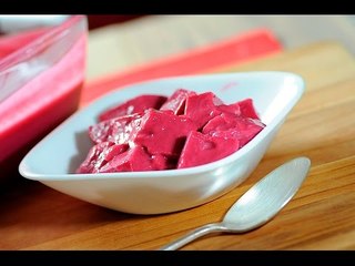 Mousse de frutos rojos