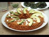 Corona de fideo seco con chipotle - Receta fácil de preparar