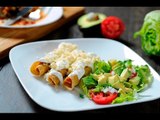 Tacos dorados de pavo - Receta fácil de preparar