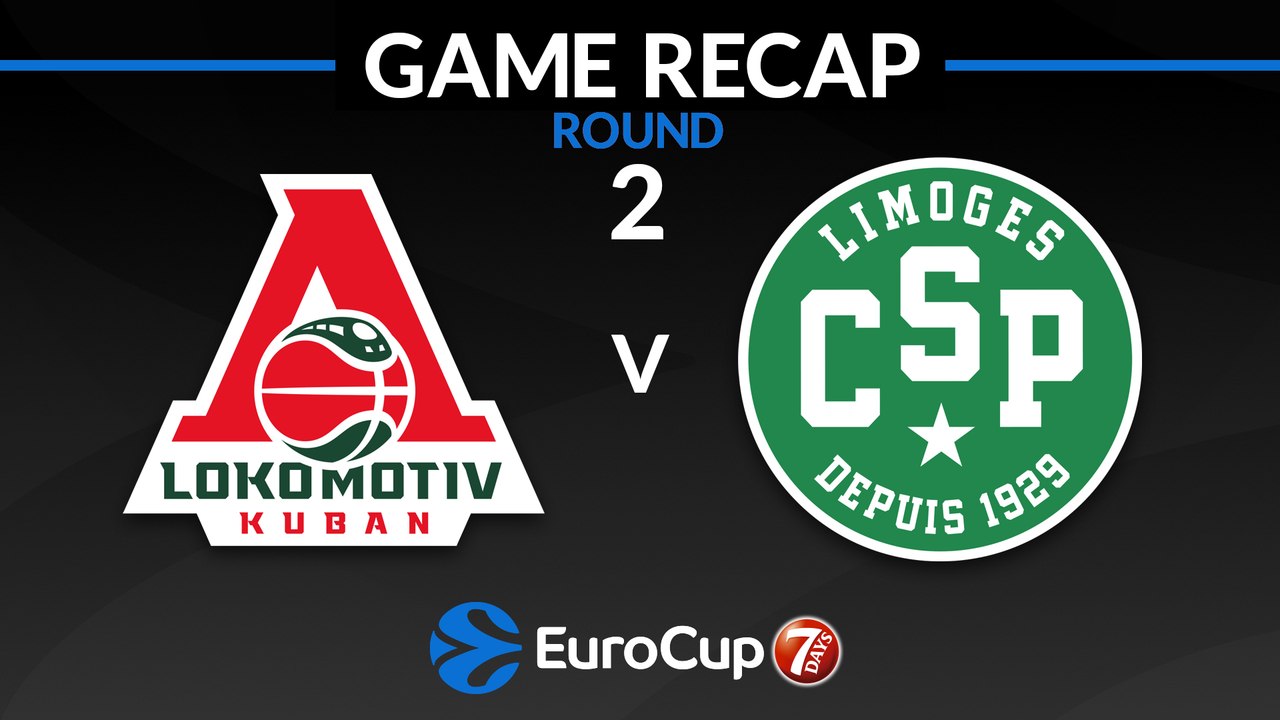 Highlights: Lokomotiv Kuban Krasnodar - Limoges CSP